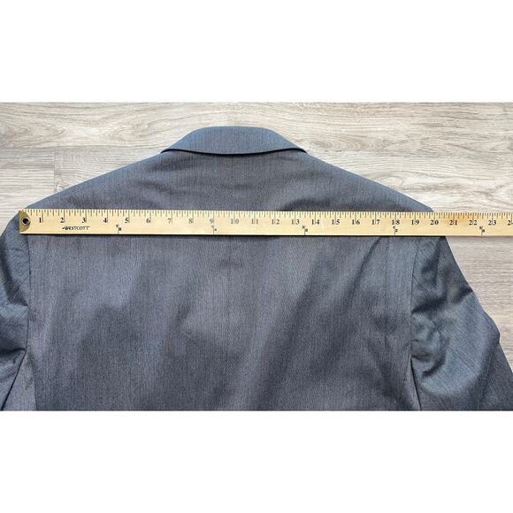 Marc Ecko Jacket Blazer Sport Coat 46L Gray Cut & Sew Double Vented - Picture 7 of 12
